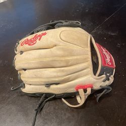 Rawlings, Tan And Black Web, 11.75, Red Glove Lace Locks 