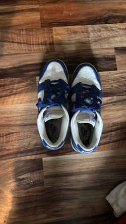 Size 12 blue low top Jordan 1s