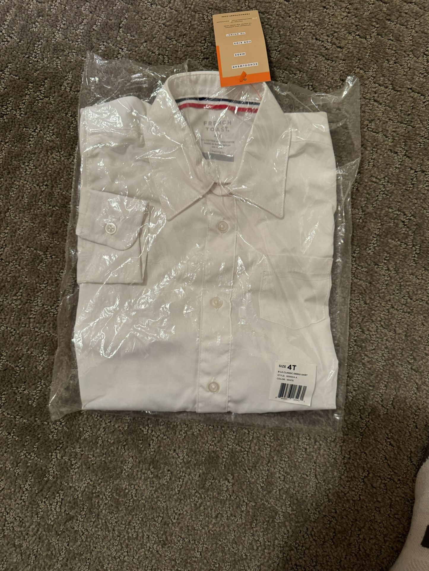 Kids 4T White Dress Shirt