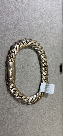 Gold Cuban bracelet