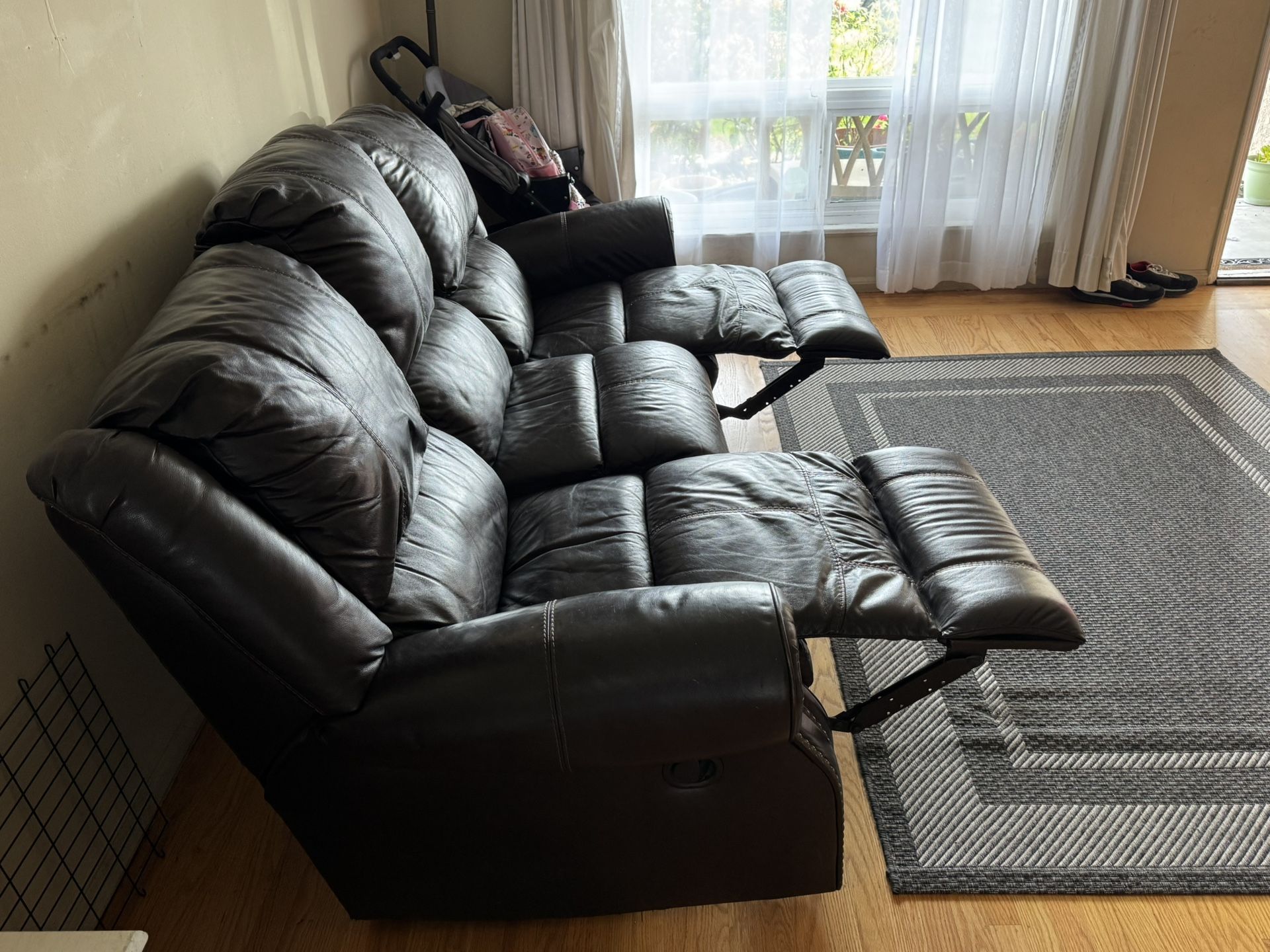 Sofa Brown Leather 
