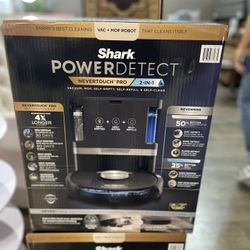 Shark PowerDetect 2-in-1 Robot Vacuum & Mop with NeverTouch Pro Self-Cleaning Base (Take It Home In Payments/Llevalo A Casa En Pagos)
