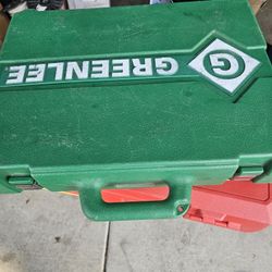 Green Lee Hydraulic punch hole set