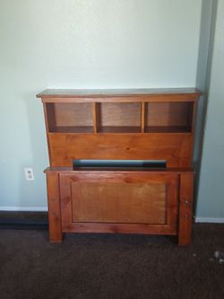 Solid wood  twin bed frame