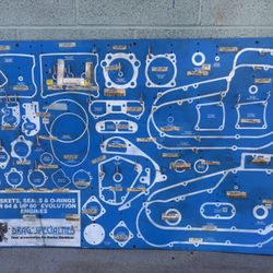 Harley Davidson Shop Gasket Display