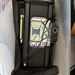10GB NVIDIA RTX 3080 WATERCOOLED , CUSTOMIZED WITH CORSAIR 3090 FACEPLATE
