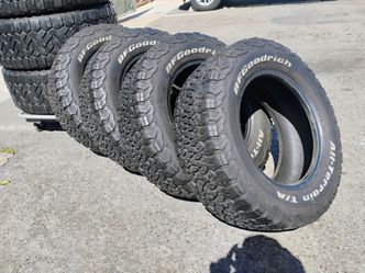 BFGoodrich all terrain A/T LT255/65/17"