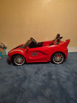 Red Ferrari toddler toy