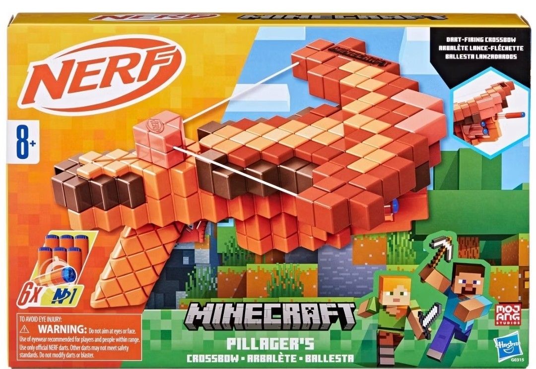 Nerf Minecraft Pillagers Crossbow