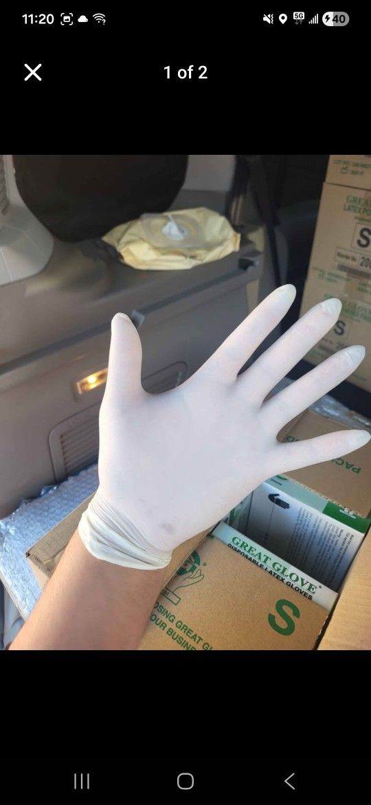 Latex Gloves💚 Large 💚