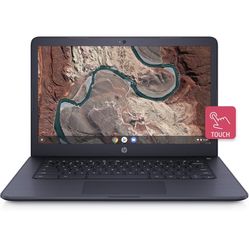 HP 14inch FHD(1920X1080) IPS Touchscreen Chromebook AMD Dual-Core A4-9120C Processor, 4GB DDR4 Memory, 32GB eMMC Storage, AMD Radeon R4 Graphics, Chro