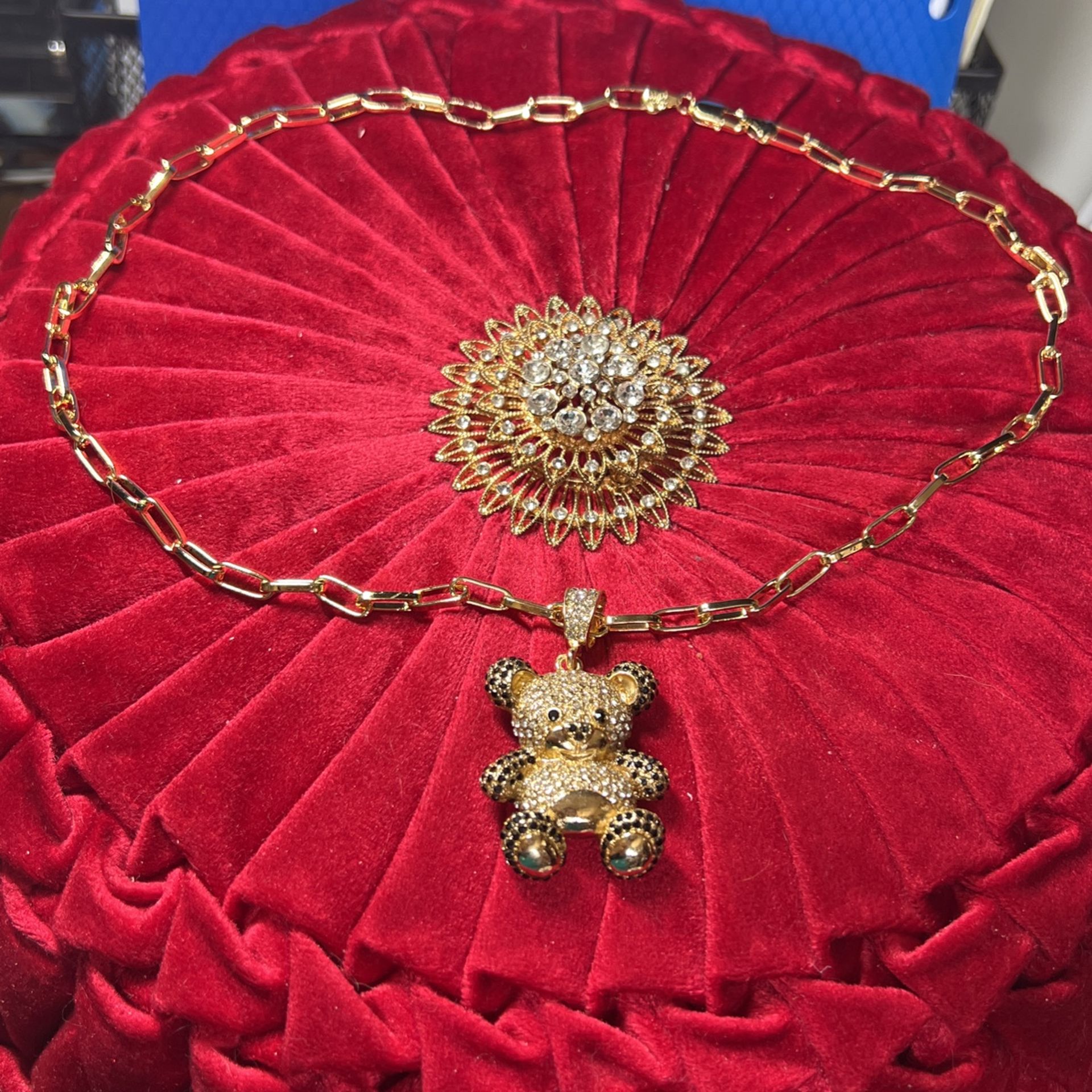 Gorgeous Gold Plated Bear