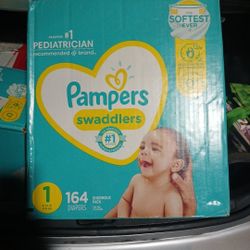 Pampers Size 1 164 Count Box
