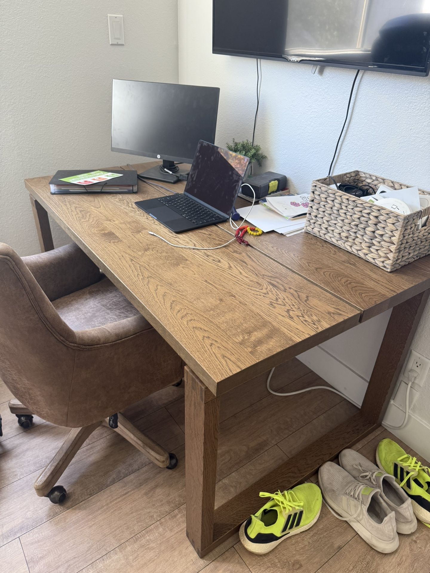 IKEA MÖRBYLÅNGA Oak Dining Table/Desk
