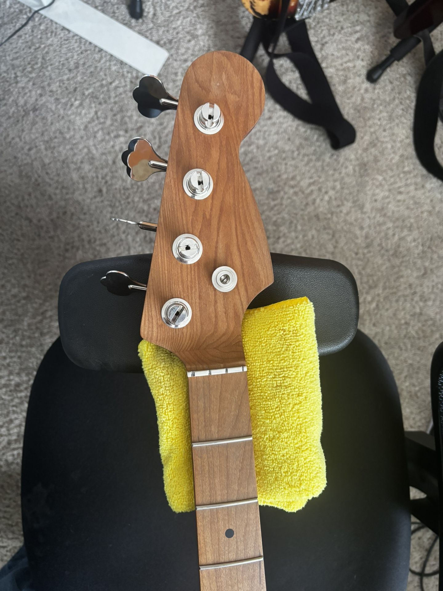 Warmoth Roasted Maple Precision Bass Neck - Install ready