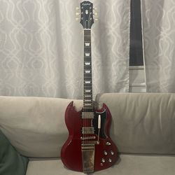 Epiphone SG Standard '61 Maestro Vibrola Electric Guitar - Vintage Cherry