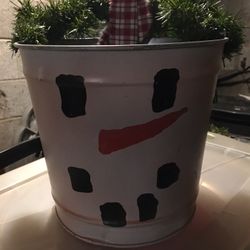 Snowman Bucket