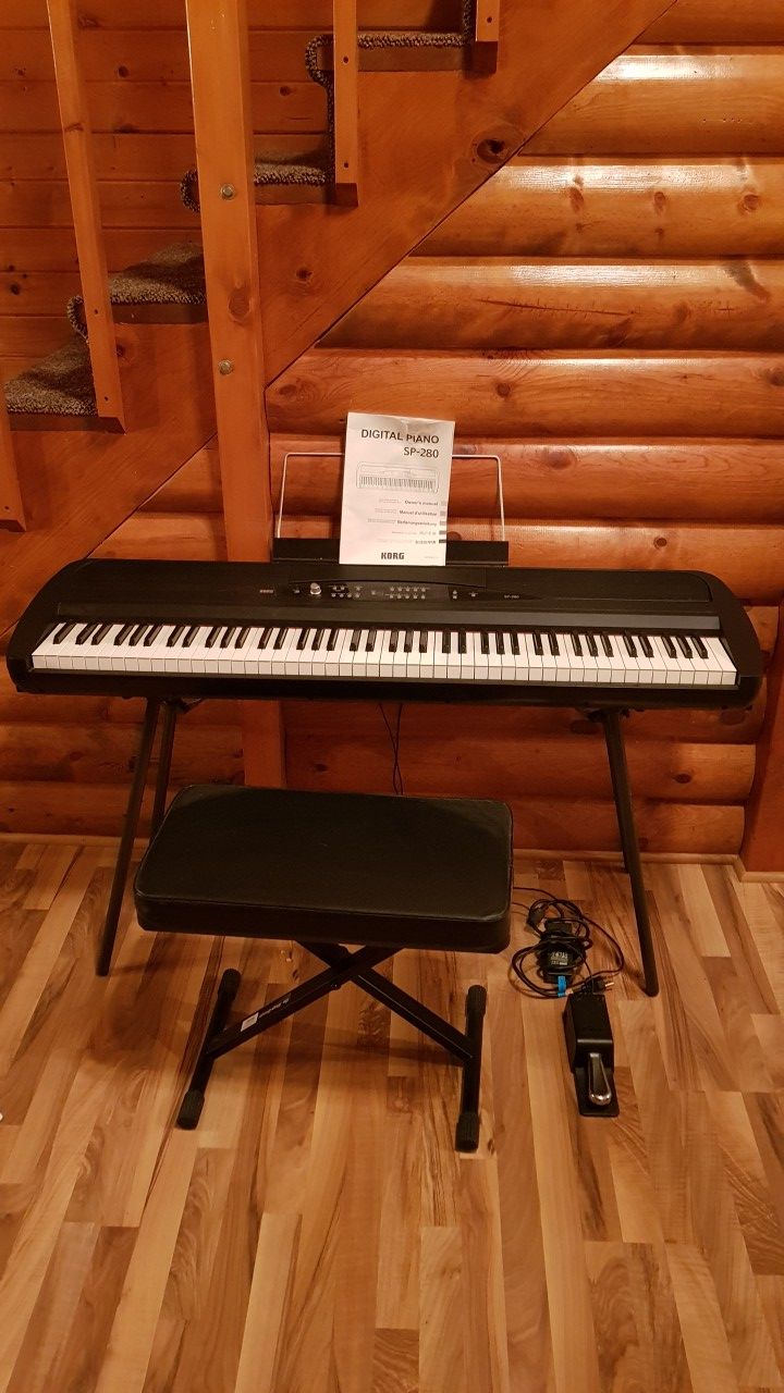 Korg SP-280 Digital Piano with Stand