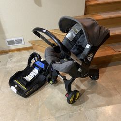 Doona car seat to stroller grey 