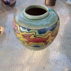 Mosaic Vase Vintage