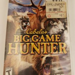 Cabela's Big Game Hunter (Nintendo Wii, 2007) Complete!

