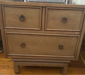 American of Martinsville Nightstand  Hollywood Regency