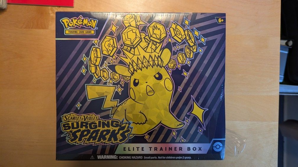 Pokemon Cards Sealed Surging Sparks ETB(Elite Trainer Box)