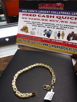 10 kt Byzantine bracelet (38.7dwt)