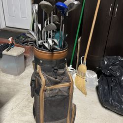 Golf Clubs And Bag