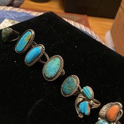 VINTAGE TURQUOISE RING 