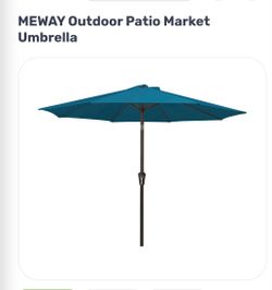 MEWAY Outdoor Patio Market Umbrella