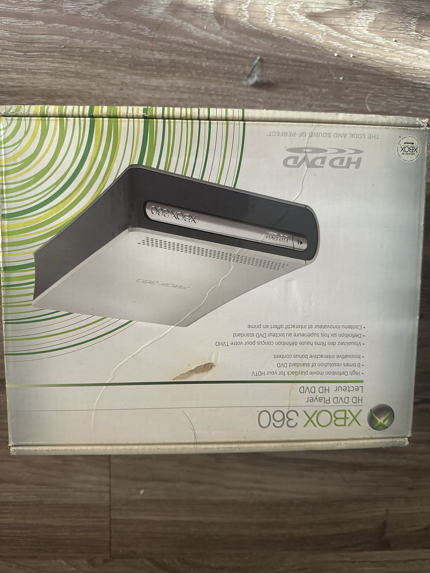 X Boc360 HD dVd Player Never Used