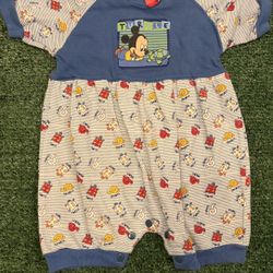 Vintage Baby Mickey romper 