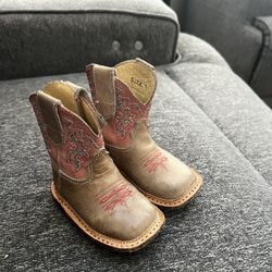 Size 1 Baby Girl Leather Boots