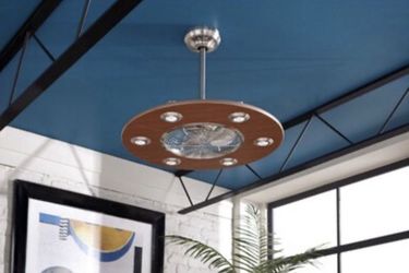 ⭕️ Brand New 28” Ceiling Fan Allen + Roth Dexter