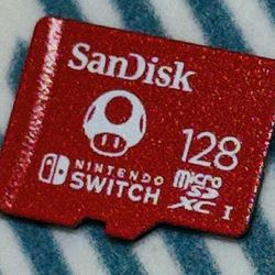 Official Sandisk 128GB MicroSD Memory Card (For Nintendo Switch) Tested/Works 2B