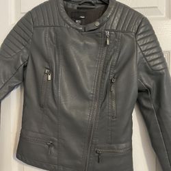 Faux Leather Jacket