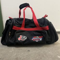 Vtg Justin Boots Wrangler 45th 2003 Las Vegas National Rodeo Finals Duffle Bag *NEW*