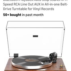 Vinyl record player