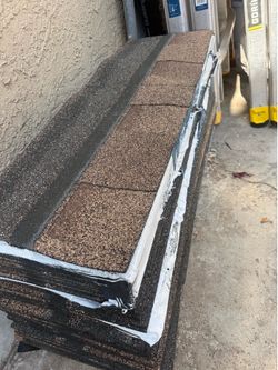 Roof shingles.