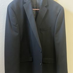 50 Regular Black Suit Jacket 