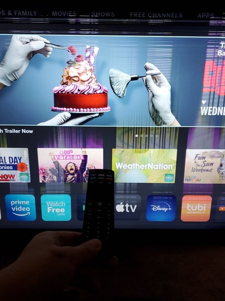 55 Inch Vizio  Smart TV (Screen Needs Fixed)