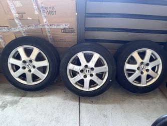 3 Honda Rims & Tires 🛞 🛞 🛞
