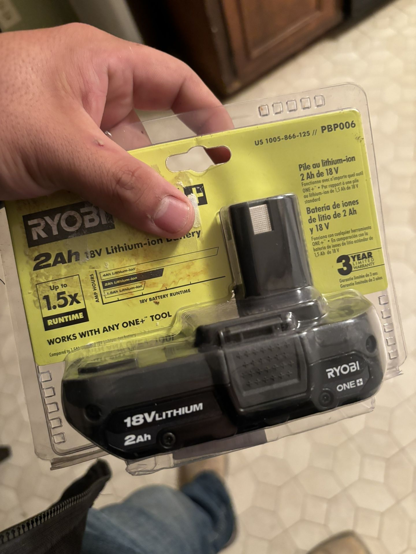 Ryobi Battery