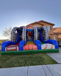 3 in 1 sports inflatable for sale
