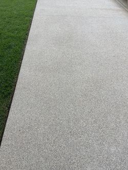 Concrete , Block Walls, Planters.