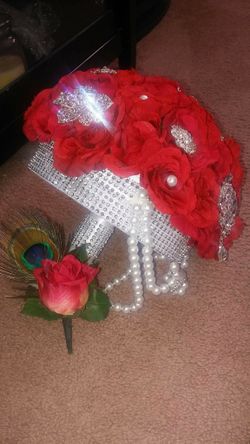 Wedding bridal brooch bouquets