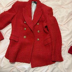 Zara Red vest 