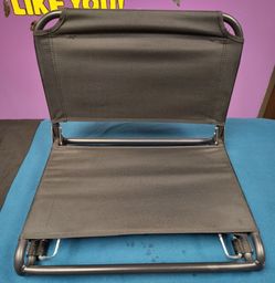 Used black stadium bench chair