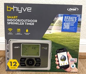 Orbit Indoor Outdoor Smart Sprinkler Controller Irrigation Timer 12 Zones New In Box